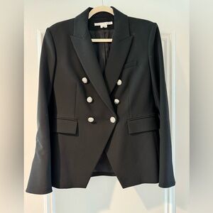 Never worn new Veronica Beard black Dickey jacket blazer with silver details